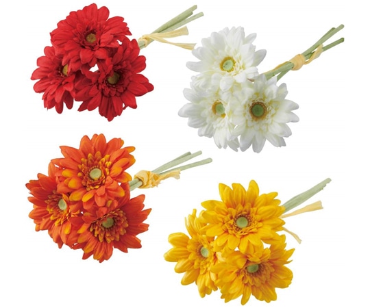 アズワン ガーベラピック 4色×各1束 33-16-1-1 1セット(ご注文単位1セット)【直送品】