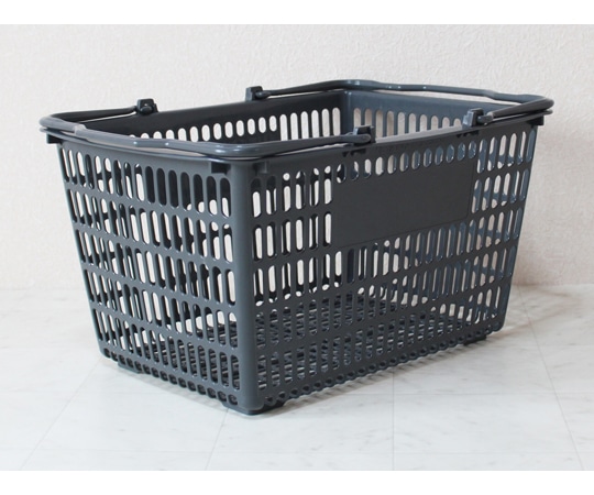 大和産業 買い物かご ダークグレー 5個入 SL-8 1セット（ご注文単位1セット）【直送品】