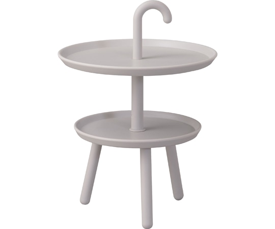 東谷 クッカ サイドテーブル グレー PT-88LGY 1個（ご注文単位1個）【直送品】