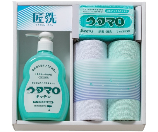 プレーリードッグ 匠洗 石鹸・キッチン洗剤ギフト UTA-155 1セット(ご注文単位1セット)【直送品】