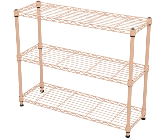 エイ・アイ・エス 19φスチールラックセット ピンク NS7525-3PI 1個（ご注文単位1個）【直送品】