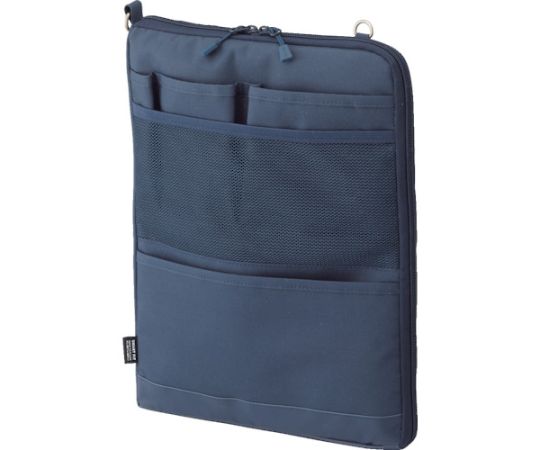 LIHITLAB A4バッグインバッグ(タテ型) ネイビー A7683-11 1個(ご注文単位1個)【直送品】