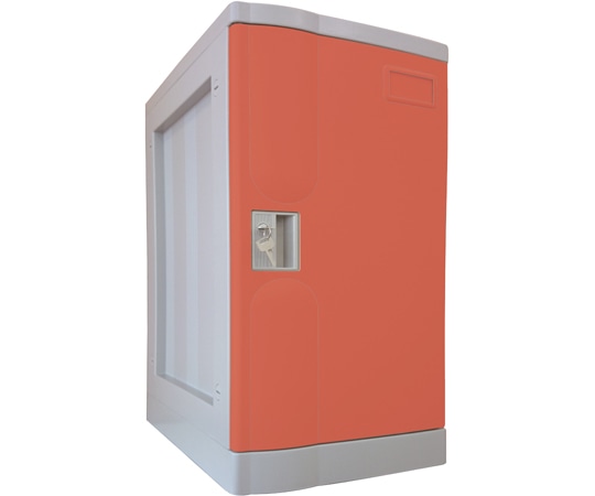 宮成製作所 プラボックス Lサイズ シリンダー錠 レッド ベース付 PB-CLR1 1台(ご注文単位1台)【直送品】