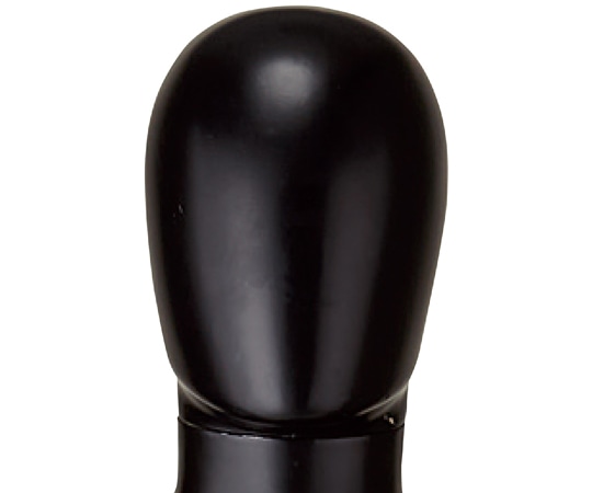 アズワン 紳士頭部パーツ 黒(PP製全身マネキン､トルソー用) 61-814-20-4 1個（ご注文単位1個）【直送品】