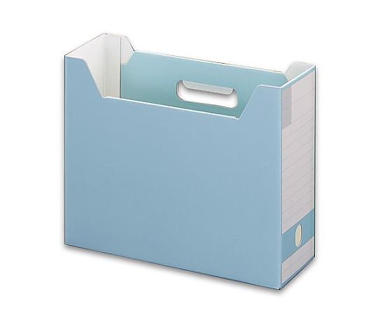 ライオン事務器 316x102x260mm ファイルスタンド(ブルー/10個) EA954TE-166 1セット(ご注文単位1セット)【直送品】