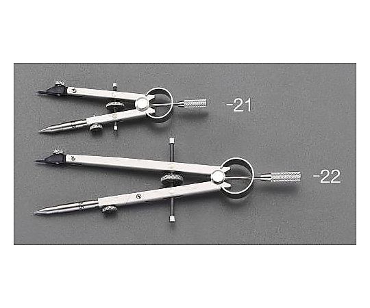 エスコ 110mm マイクロスプリングコンパス EA765G-21 1個(ご注文単位1個)【直送品】