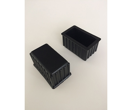 ツチノ 脚キャップ 黒 長角型 24×45mm 51-121 1パック(ご注文単位1パック)【直送品】
