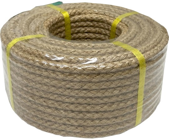 まつうら工業 ジュート麻8打ナチュラルロープ(芯入り) 8mmΦ×30m 2巻入  1パック(ご注文単位1パック)【直送品】