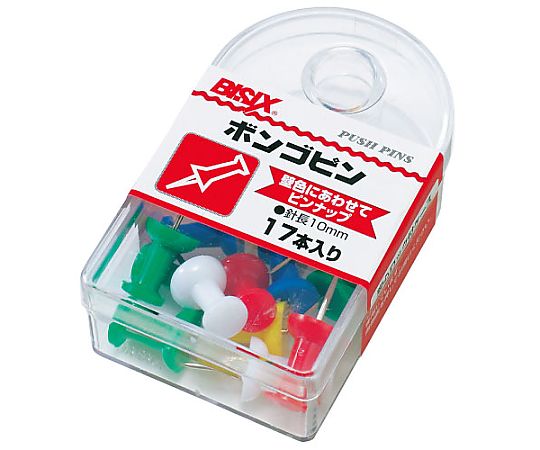 ミツヤ ボンゴピン 5色込 17本×5箱入 BX1-3-AS 1ケース（ご注文単位1ケース）【直送品】