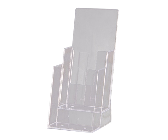 ササガワ カタログホルダー A4 三ッ折 2段 32-8773 1個(ご注文単位1個)【直送品】