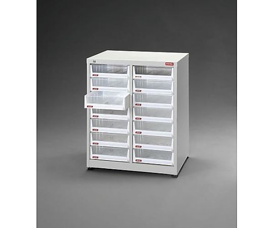 エスコ 590x400x690mm/2列 7段 キャビネット/トレー型 EA957FC-11 1台(ご注文単位1台)【直送品】