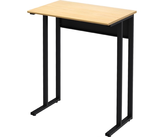 Y2K コンパクトデスク800ハイタイプ 天板:ナチュラル/脚:ブラック 1台(ご注文単位1台)【直送品】