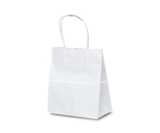 ベルベ 紙袋 自動紐手提袋 T-1 白無地 200枚 1117 1ケース（ご注文単位1ケース）【直送品】