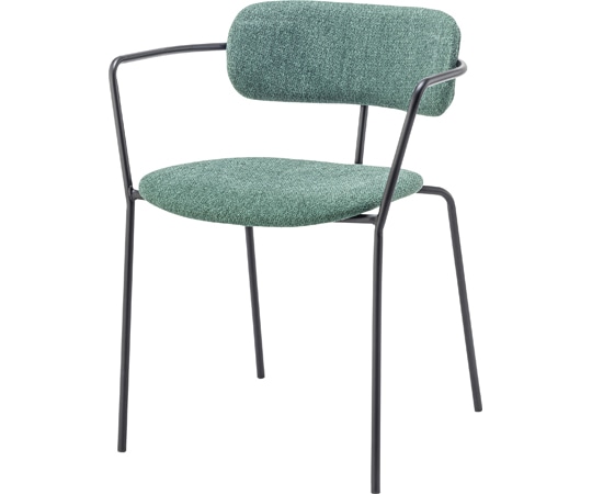 東谷 アームチェア グリーン PC-257GR 1個（ご注文単位1個）【直送品】