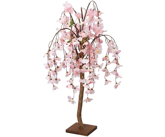 アズワン シダレ桜立ち木 H58cm(天然木使用) 23-9-2-1 1個(ご注文単位1個)【直送品】