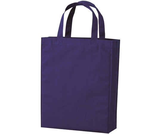 丸玉工業 厚手コットンバッグ A4マチ付(ネイビー)100枚入  1ケース(ご注文単位1ケース)【直送品】