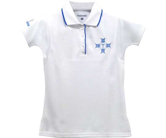 TOBIEMON 機能性ポロシャツ 女性用 ホワイト XS 10枚セット TBPOL-WH-XS 1袋（ご注文単位1袋）【直送品】