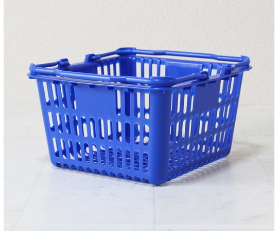 大和産業 買い物かご ロイヤルブルー 5個入 SL-1 1セット（ご注文単位1セット）【直送品】