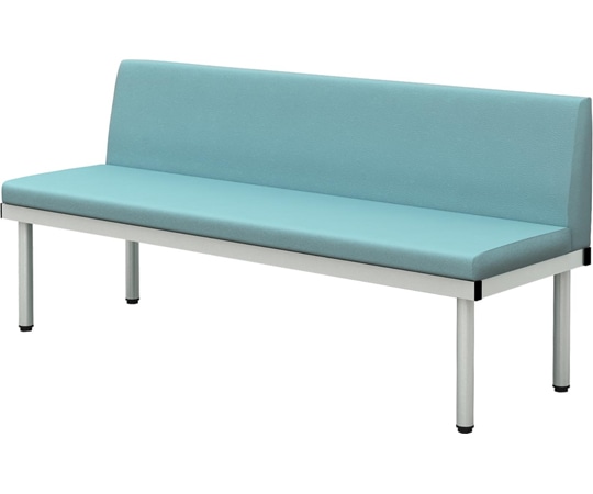 Y2K 背付きL型ベンチ 1500 ブルー  1台(ご注文単位1台)【直送品】