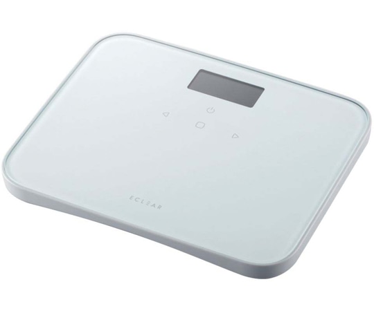 エレコム エクリア体重計 BMI表示可能 ストーンホワイト HCS-S02WH 1個(ご注文単位1個)【直送品】