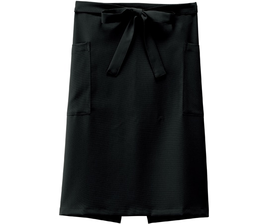 ボンマックス ミドルエプロン FK7187 ブラック フリー 1枚(ご注文単位1枚)【直送品】