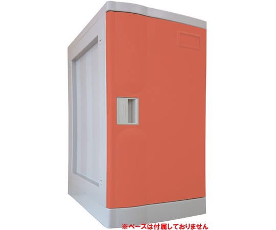 宮成製作所 プラボックス Lサイズ レッド 鍵なし ベースなし PB-KLRJ 1台(ご注文単位1台)【直送品】