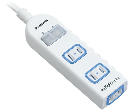 パナソニック ザ・タップX 3コ口 2m 一括防水スイッチ WHA25232WKP 1個(ご注文単位1個)【直送品】