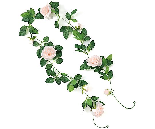 アーテック フェイクグリーン ガーランド バラ ピンク 75218 1個(ご注文単位1個)【直送品】