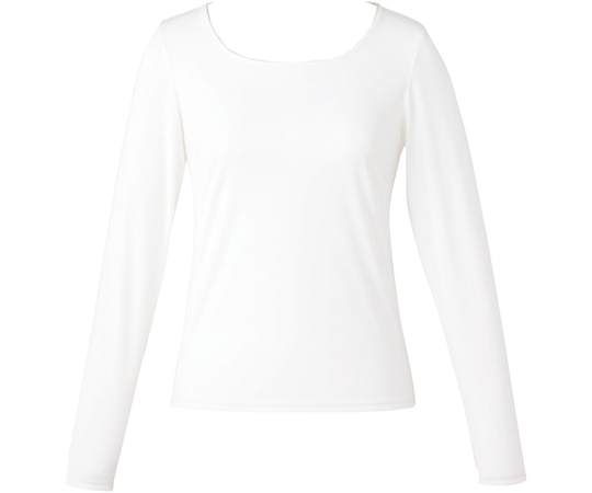 カーシーカシマ ENJOYNoir 長袖プルオーバー ホワイト M EWT081 1枚(ご注文単位1枚)【直送品】