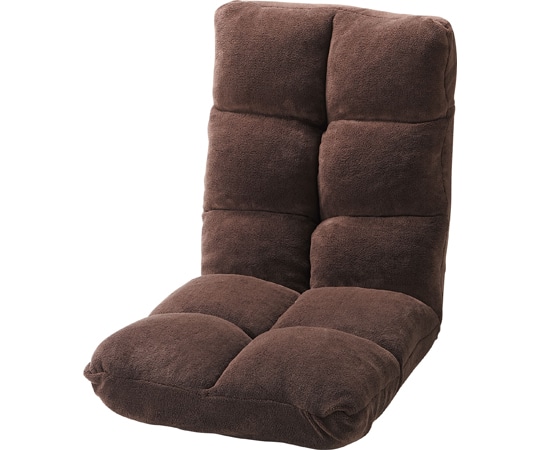 東谷 もこもこリクライナー ブラウン FKC-006BR 1個（ご注文単位1個）【直送品】