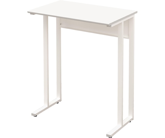 Y2K コンパクトデスク800ハイタイプ 天板:ホワイト/脚:ホワイト  1台(ご注文単位1台)【直送品】