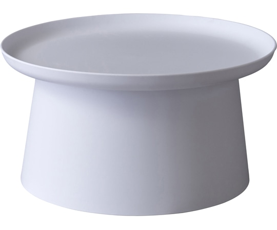 東谷 ロンド ラウンドテーブル L ホワイト PT-982WH 1個（ご注文単位1個）【直送品】