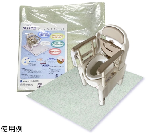 東京メディカル ポータブルトイレ用マット 1ケース(5枚×15袋入) KG-1070 1ケース(ご注文単位1ケース)【直送品】