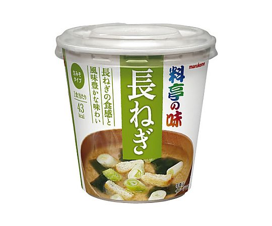 マルコメ カップ料亭の味 長ねぎ 6食入 128070 1箱※軽（ご注文単位1箱）【直送品】