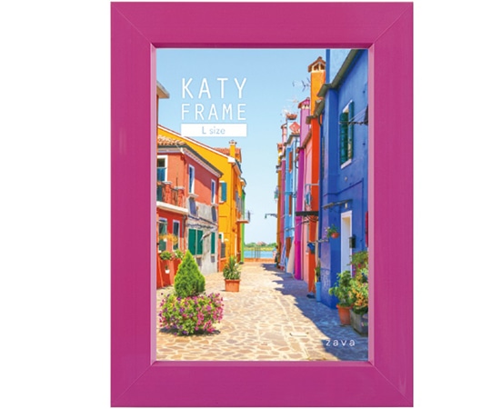 万丈 ケイティフレーム L判 ピンク KT-L-PK 1個(ご注文単位1個)【直送品】