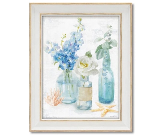 ユーパワー ミニゲル アートフレーム ダンフイ ナイ｢ビーチ コテージ フローラル2｣ DN-02503 1個（ご注文単位1個）【直送品】