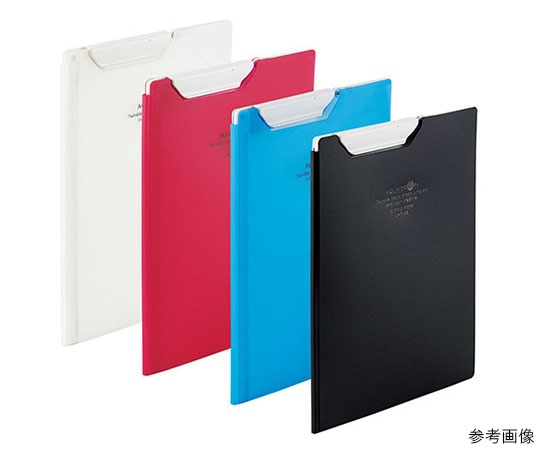 LIHITLAB AQUA DROPs クリップファイル 赤 F5067-3 1冊(ご注文単位1冊)【直送品】