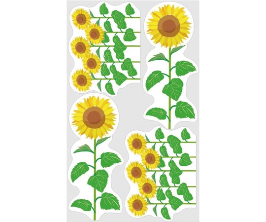 アズワン ウィンドウシール大 ひまわり 35-34-9-1 1セット（ご注文単位1セット）【直送品】