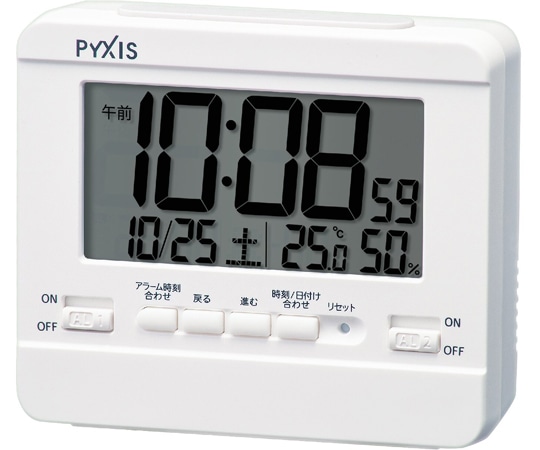 セイコー デジタル目覚まし時計 90×105×42mm NR538W 1個(ご注文単位1個)【直送品】