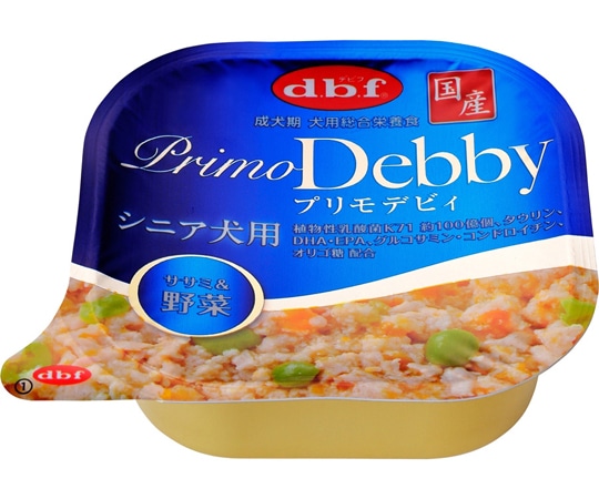 デビフペット プリモデビィ シニア犬用 ササミ&野菜 95g 1400 1個（ご注文単位1個）【直送品】