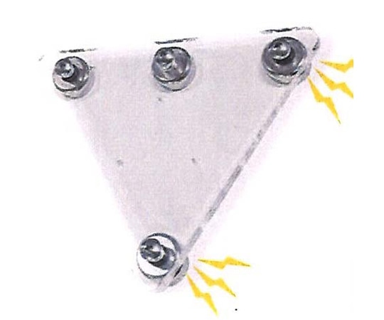 アイガーツール ソーラーセンサーライト用鉄板面マグネットベース EDS-MB 1個(ご注文単位1個)【直送品】