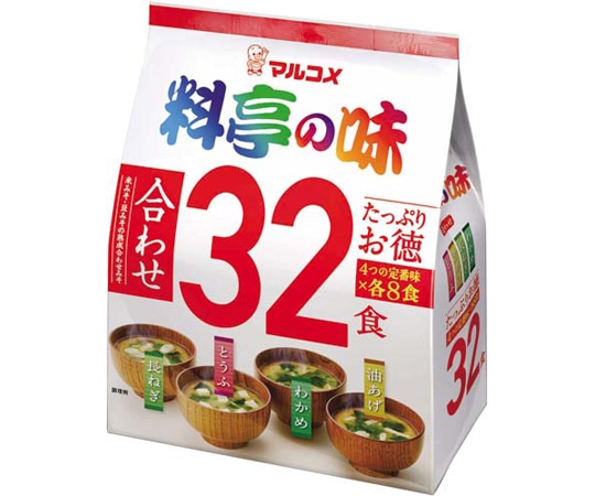 マルコメ 料亭の味 たっぷりお徳 32食 127660 1袋※軽（ご注文単位1袋）【直送品】