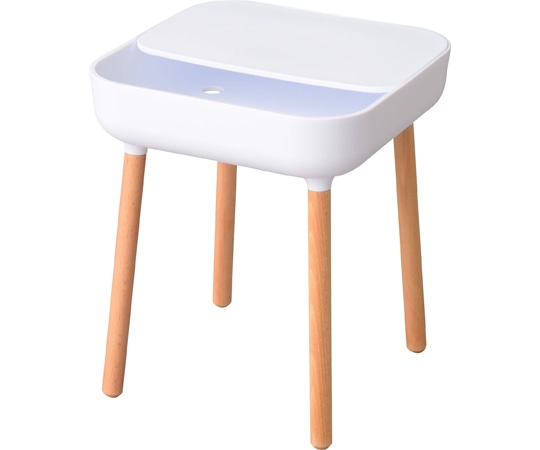 東谷 レクトサイドテーブル ホワイト PT-980WH 1個（ご注文単位1個）【直送品】