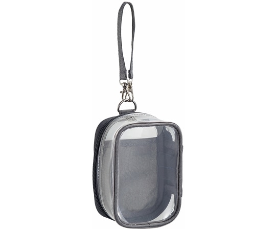 LIHITLAB myfa デコレーションボックスポーチ ミニ チャコールブラック A3305-24 1個(ご注文単位1個)【直送品】