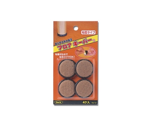 光 フロアキーパー粘着付 36ミリ 4個入 KFK-13 1パック（ご注文単位1パック）【直送品】