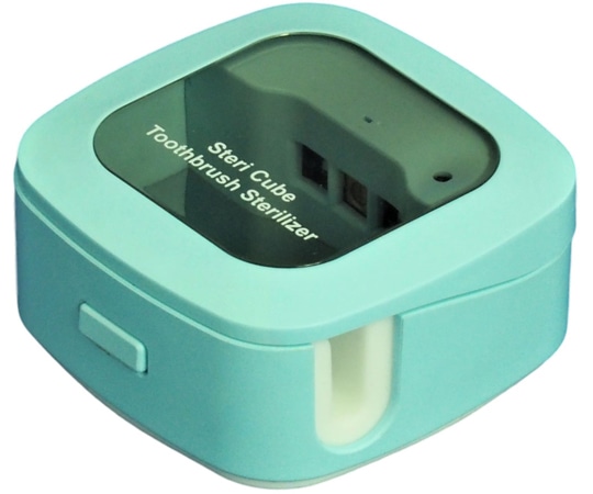 ワールドビジネスサプライ UV-C紫外線歯ブラシ除菌ケース Steri Cube(ステリキューブ) ライトグリーン LN TB-UV1-CLG 1台（ご注文単位1台）【直送品】