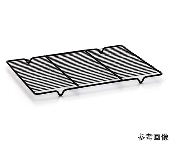 アズワン 18-8 ステンレスすのこ(ブラック)400×300×20mm(40型) DS522-40-BK 1個(ご注文単位1個)【直送品】