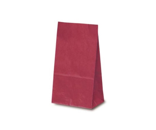ベルベ 紙袋 角底袋 カラー(赤) 4号 1000枚 2813 1ケース（ご注文単位1ケース）【直送品】
