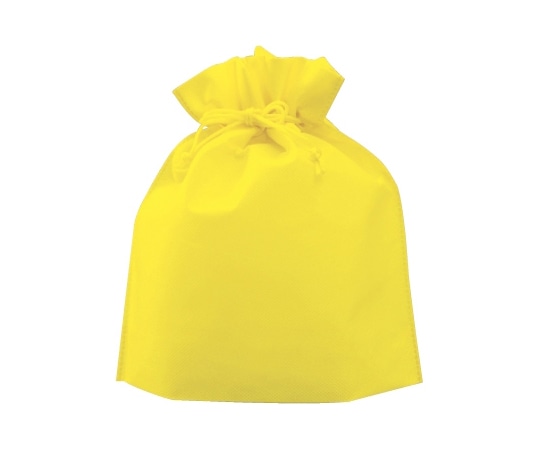 三和 不織布巾着 (大)レモン 1ケース(1000枚入) SW2528-17 1ケース（ご注文単位1ケース）【直送品】