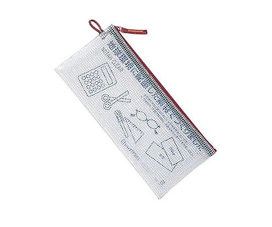 アズワン 手形/110x245mm メッシュケース(レッド) EA762CF-370 1個(ご注文単位1個)【直送品】